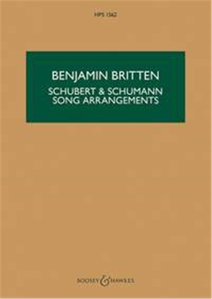 Schubert & Schumann Song Arrangements
